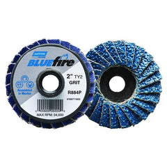 2″ 36 Grit Type TS BlueFire Mini Flap Disc - Caliber Tooling