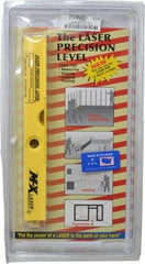 Laser Tools Co. - 1 Beam 1,000' Max Range Laser Precision Level - Red Beam, 1/8" at 100' Accuracy, 241.3mm Long x 1" Wide x 1-1/8" High, Battery Included - Caliber Tooling