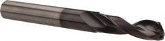 Accupro - 15mm 140° Spiral Flute Solid Carbide Taper Length Drill Bit - Caliber Tooling