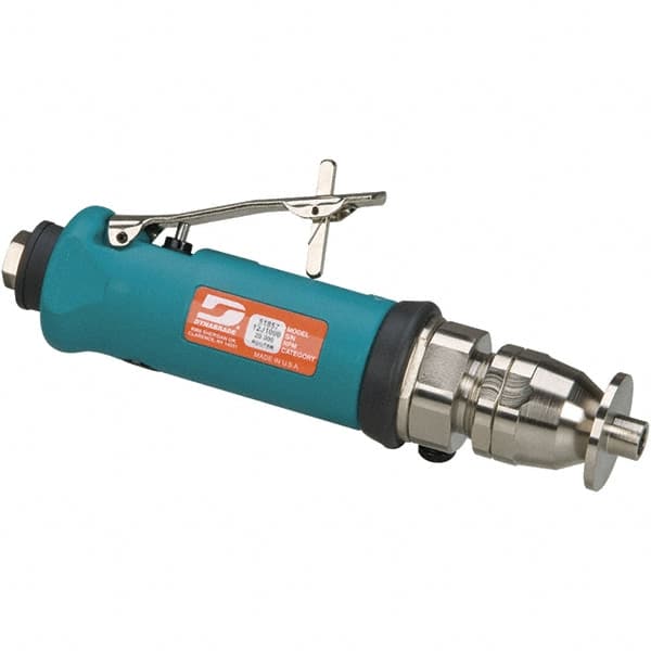 Dynabrade - 1/4 Inch Collet, 0.7 hp, 20,000 RPM Compact Router - 1/4 NPT Inlet, 90 psi Air Pressure, 38 CFM - Caliber Tooling