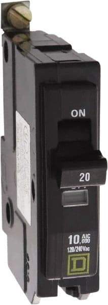 Square D - 50 Amp, 240 VAC, 1 Pole, Bolt On Miniature Circuit Breaker - 8-2 AWG - Caliber Tooling