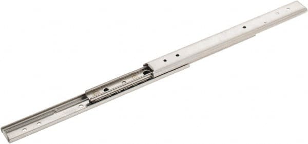 Sugatsune - 7-57/64" Slide Length, 9-1/32" Travel Length, Stainless Steel Ball Bearing Slide - 66 Lb Capacity at Full Extension - Caliber Tooling