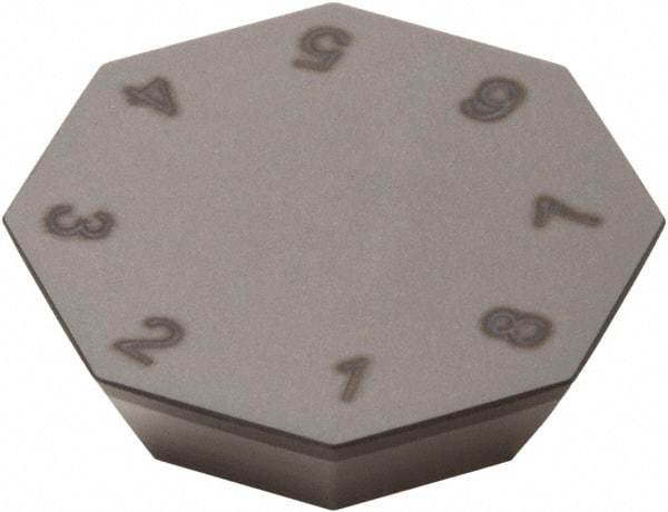 Seco - OFEN070405 MD16 Grade CBN200 CBN Milling Insert - Uncoated, 0.187" Thick, 0.707" Inscribed Circle - Caliber Tooling