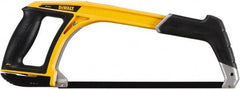 DeWALT - 12" Hacksaw - 4-3/4" Throat Depth, Aluminum Handle with Rubber Grip Insert, Ergonomically Design D-Style Handle - Caliber Tooling