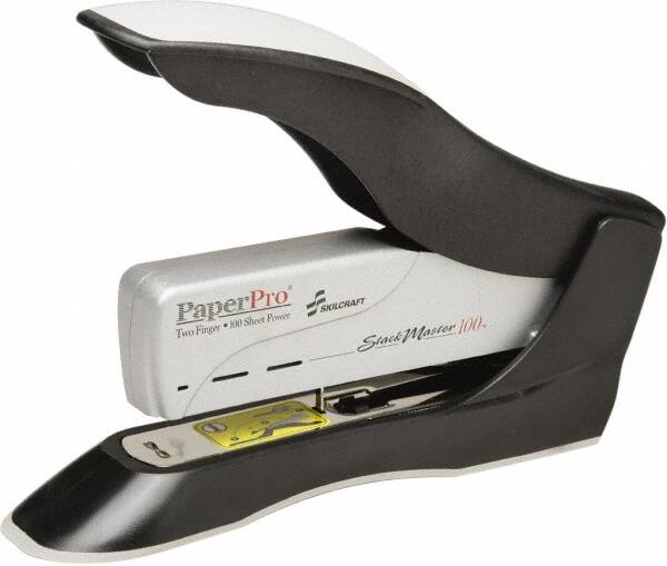 Ability One - 100 Sheet Desktop Stapler - Black/Gray/Red - Caliber Tooling