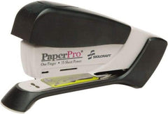 Ability One - 15 Sheet Desktop Stapler - Black, Gray - Caliber Tooling