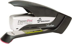 Ability One - 25 Sheet Desktop Stapler - Black & Silver - Caliber Tooling