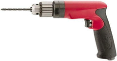 Sioux Tools - 1/2" Keyed Chuck - Pistol Grip Handle, 400 RPM, 14.16 LPS, 30 CFM, 1 hp - Caliber Tooling