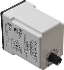 Macromatic - 11 Pin, Multiple Range DPDT Time Delay Relay - 10 Contact Amp, 120 VAC/VDC, Knob - Caliber Tooling