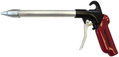 Value Collection - 120 Max psi Whisper Jet Pistol Grip Blow Gun - 1/4 NPT Inlet, 6" Tube Length, Aluminum - Caliber Tooling