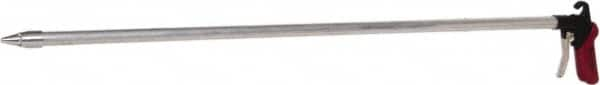 Value Collection - 120 Max psi Whisper Jet Pistol Grip Blow Gun - 1/4 NPT Inlet, 36" Tube Length, Aluminum - Caliber Tooling