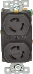 Cooper Wiring Devices - 277 VAC, 15 Amp, L7-15R NEMA, Receptacle - 2 Poles, 3 Wire, Female End, Black - Caliber Tooling