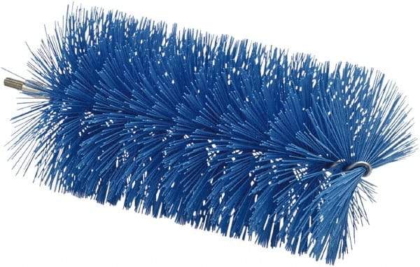 Vikan - 3-1/2" Diam Polyester Tube Brush - 7-1/2" OAL, 7" Head Length, Stainless Steel Handle - Caliber Tooling