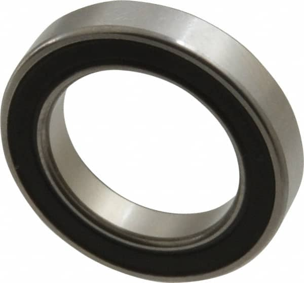 SKF - 17mm Bore Diam, 26mm OD, Double Seal Thin Section Radial Ball Bearing - 5mm Wide, 1 Row, Round Bore, 209 Lb Static Capacity, 378 Lb Dynamic Capacity - Caliber Tooling