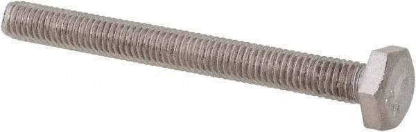 Value Collection - M3x0.50mm Metric Coarse, 30mm Length Under Head Hex Head Cap Screw - Fully Threaded, Grade 18-8 & Austenitic A2 Stainless Steel, Uncoated, 5.5mm Hex - Caliber Tooling