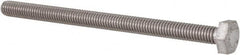 Value Collection - M4x0.70mm Metric Coarse, 60mm Length Under Head Hex Head Cap Screw - Fully Threaded, Grade 18-8 & Austenitic A2 Stainless Steel, Uncoated, 7mm Hex - Caliber Tooling