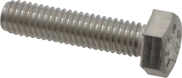 Value Collection - M6x1.00mm Metric Coarse, 22mm Length Under Head Hex Head Cap Screw - Fully Threaded, Grade 18-8 & Austenitic A2 Stainless Steel, Uncoated, 10mm Hex - Caliber Tooling