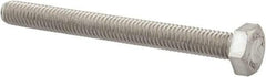 Value Collection - M6x1.00mm Metric Coarse, 60mm Length Under Head Hex Head Cap Screw - Fully Threaded, Grade 18-8 & Austenitic A2 Stainless Steel, Uncoated, 10mm Hex - Caliber Tooling