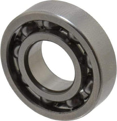 SKF - 10mm Bore Diam, 22mm OD, Open Thin Section Radial Ball Bearing - 6mm Wide, 1 Row, Round Bore, 169 Lb Static Capacity, 438 Lb Dynamic Capacity - Caliber Tooling