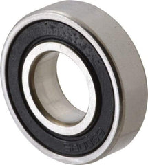 SKF - 10mm Bore Diam, 22mm OD, Double Seal Thin Section Radial Ball Bearing - 6mm Wide, 1 Row, Round Bore, 169 Lb Static Capacity, 438 Lb Dynamic Capacity - Caliber Tooling