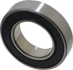 SKF - 17mm Bore Diam, 30mm OD, Double Seal Thin Section Radial Ball Bearing - 7mm Wide, 1 Row, Round Bore, 522 Lb Static Capacity, 980 Lb Dynamic Capacity - Caliber Tooling