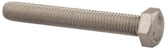 Value Collection - M8x1.25mm Metric Coarse, 60mm Length Under Head Hex Head Cap Screw - Fully Threaded, Grade 18-8 & Austenitic A2 Stainless Steel, Uncoated, 13mm Hex - Caliber Tooling