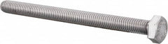 Value Collection - M8x1.25mm Metric Coarse, 100mm Length Under Head Hex Head Cap Screw - Fully Threaded, Grade 18-8 & Austenitic A2 Stainless Steel, Uncoated, 13mm Hex - Caliber Tooling