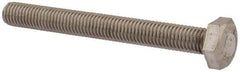 Value Collection - M10x1.50mm Metric Coarse, 90mm Length Under Head Hex Head Cap Screw - Fully Threaded, Grade 18-8 & Austenitic A2 Stainless Steel, Uncoated, 17mm Hex - Caliber Tooling