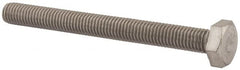 Value Collection - M10x1.50mm Metric Coarse, 100mm Length Under Head Hex Head Cap Screw - Fully Threaded, Grade 18-8 & Austenitic A2 Stainless Steel, Uncoated, 17mm Hex - Caliber Tooling