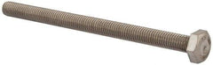 Value Collection - M10x1.50mm Metric Coarse, 140mm Length Under Head Hex Head Cap Screw - Fully Threaded, Grade 18-8 & Austenitic A2 Stainless Steel, Uncoated, 17mm Hex - Caliber Tooling