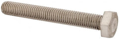 Value Collection - M12x1.75mm Metric Coarse, 90mm Length Under Head Hex Head Cap Screw - Fully Threaded, Grade 18-8 & Austenitic A2 Stainless Steel, Uncoated, 19mm Hex - Caliber Tooling