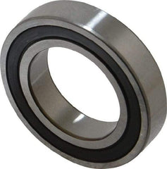 SKF - 25mm Bore Diam, 42mm OD, Double Seal Thin Section Radial Ball Bearing - 9mm Wide, 1 Row, Round Bore, 899 Lb Static Capacity, 1,490 Lb Dynamic Capacity - Caliber Tooling