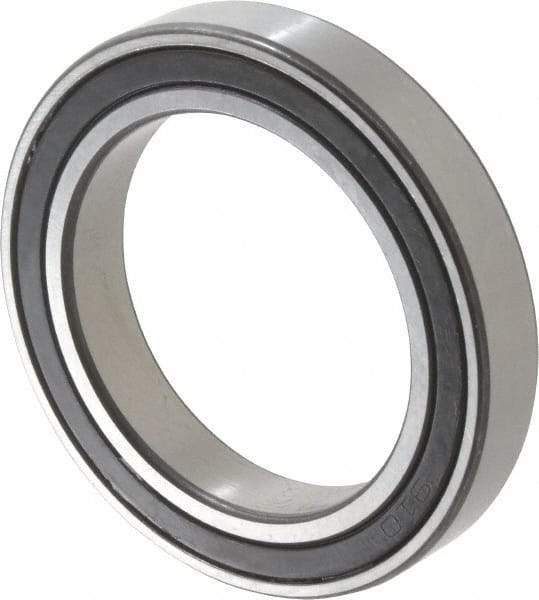 SKF - 50mm Bore Diam, 72mm OD, Double Seal Thin Section Radial Ball Bearing - 12mm Wide, 1 Row, Round Bore, 2,340 Lb Static Capacity, 3,280 Lb Dynamic Capacity - Caliber Tooling