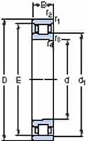 SKF - 25mm Bore Diam, 52mm OD, Double Shield Deep Groove Radial Ball Bearing - 15mm Wide, 1 Row, Round Bore, 7,800 Nm Static Capacity, 11,200 Nm Dynamic Capacity - Caliber Tooling