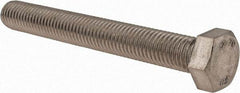 Value Collection - M18x2.50mm Metric Coarse, 140mm Length Under Head Hex Head Cap Screw - Fully Threaded, Grade 18-8 & Austenitic A2 Stainless Steel, Uncoated, 27mm Hex - Caliber Tooling