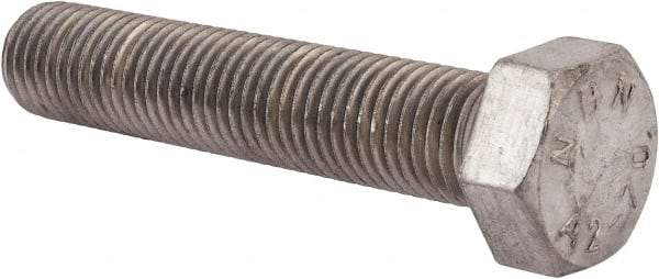 Value Collection - M24x3.00mm Metric Coarse, 120mm Length Under Head Hex Head Cap Screw - Fully Threaded, Grade 18-8 & Austenitic A2 Stainless Steel, Uncoated, 36mm Hex - Caliber Tooling