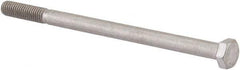 Value Collection - M5x0.80mm Metric Coarse, 80mm Length Under Head Hex Head Cap Screw - Partially Threaded, Grade 18-8 & Austenitic A2 Stainless Steel, Uncoated, 8mm Hex - Caliber Tooling