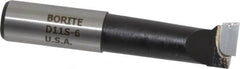 Borite - 11/16" Min Bore Diam, 1-7/8" Max Bore Depth, 5/8 Shank Diam, Boring Bar - Right Hand Cut, Carbide-Tipped, Black Oxide Finish - Exact Industrial Supply