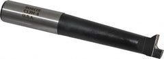 Borite - 13/16" Min Bore Diam, 3-3/8" Max Bore Depth, 3/4 Shank Diam, Boring Bar - Right Hand Cut, Carbide-Tipped, Black Oxide Finish - Exact Industrial Supply