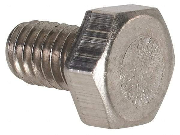 Value Collection - M4x0.70mm Metric Coarse, 6mm Length Under Head Hex Head Cap Screw - Fully Threaded, Grade 316 & Austenitic A4 Stainless Steel, Uncoated, 7mm Hex - Caliber Tooling