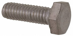 Value Collection - M4x0.70mm Metric Coarse, 12mm Length Under Head Hex Head Cap Screw - Fully Threaded, Grade 316 & Austenitic A4 Stainless Steel, Uncoated, 7mm Hex - Caliber Tooling