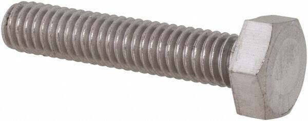 Value Collection - M4x0.70mm Metric Coarse, 20mm Length Under Head Hex Head Cap Screw - Fully Threaded, Grade 316 & Austenitic A4 Stainless Steel, Uncoated, 7mm Hex - Caliber Tooling