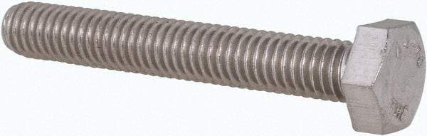 Value Collection - M6x1.00mm Metric Coarse, 40mm Length Under Head Hex Head Cap Screw - Fully Threaded, Grade 316 & Austenitic A4 Stainless Steel, Uncoated, 10mm Hex - Caliber Tooling