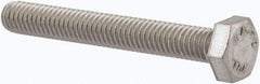 Value Collection - M6x1.00mm Metric Coarse, 45mm Length Under Head Hex Head Cap Screw - Fully Threaded, Grade 316 & Austenitic A4 Stainless Steel, Uncoated, 10mm Hex - Caliber Tooling