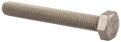 Value Collection - M8x1.25mm Metric Coarse, 60mm Length Under Head Hex Head Cap Screw - Fully Threaded, Grade 316 & Austenitic A4 Stainless Steel, Uncoated, 13mm Hex - Caliber Tooling