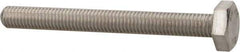 Value Collection - M10x1.50mm Metric Coarse, 90mm Length Under Head Hex Head Cap Screw - Fully Threaded, Grade 316 & Austenitic A4 Stainless Steel, Uncoated, 17mm Hex - Caliber Tooling