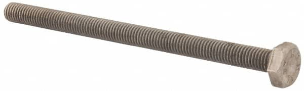 Value Collection - M10x1.50mm Metric Coarse, 150mm Length Under Head Hex Head Cap Screw - Fully Threaded, Grade 316 & Austenitic A4 Stainless Steel, Uncoated, 17mm Hex - Caliber Tooling