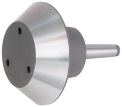 Bison - 5MT Taper, Steel Lathe Pipe Head Point - 9.39" OAL, 3,200 Max RPM, Compatible with Live Centers - Caliber Tooling