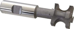 Value Collection - 5/16" Radius, 5/8" Circle Diam, 1-1/4" Cutter Diam, Shank Connection, Concave Radius Cutter - 3/4" Shank Diam, 4" OAL, High Speed Steel, Uncoated, 4 Teeth, Weldon Flat - Caliber Tooling