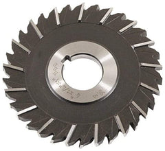 Keo - 6" Blade Diam x 1/8" Blade Thickness, 1-1/4" Hole, 40 Teeth, High Speed Steel Side Chip Saw - Staggered Tooth, Arbor Connection, Right Hand Cut, Uncoated - Caliber Tooling